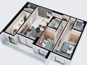 floor plan 2 bedroom luxury apartment for sale lagos eko atlantic city 12