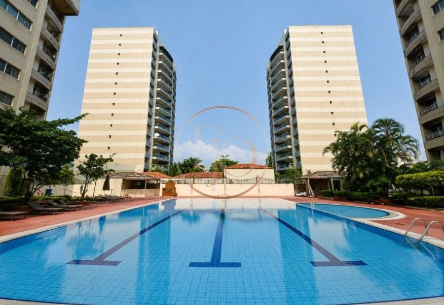 Residential swimming pool on Gerrard Road Ikoyi